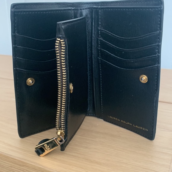 Lauren Ralph Lauren Black Card Case/Mini Wallet - Picture 4 of 9